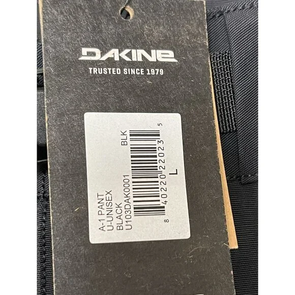 Dakine A-1 Shell Snowboard Snow Ski Pants Unisex Mens Womens Size Large Black